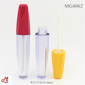Plastic clear lipgloss tube/container
